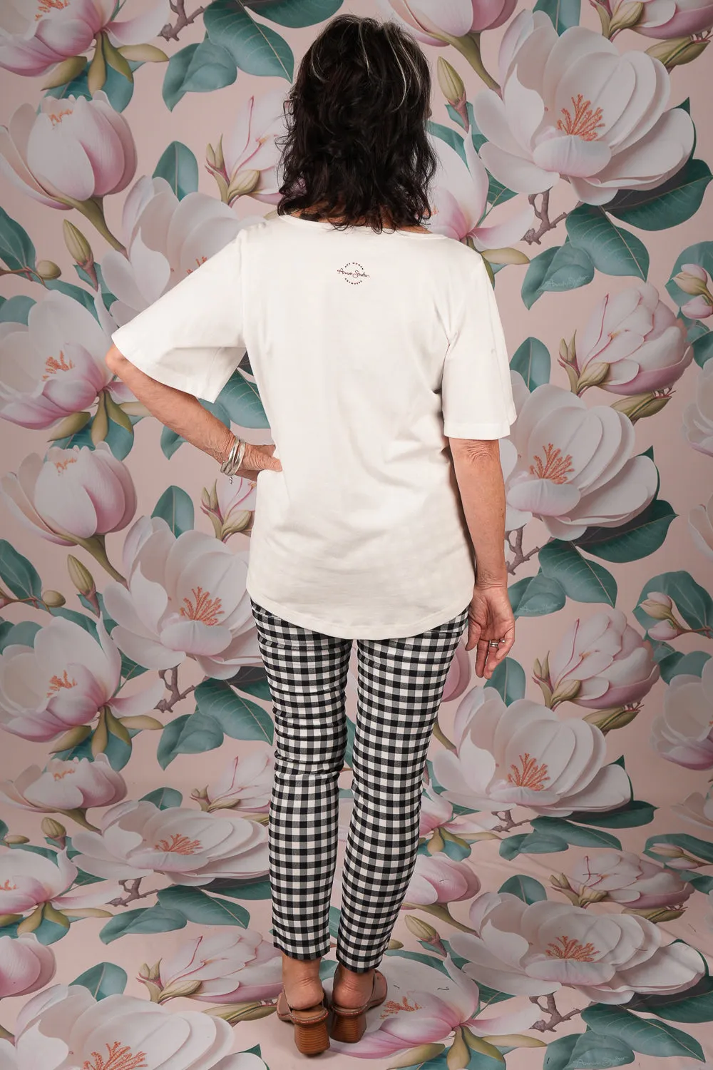 Vita Pants - Navy Check