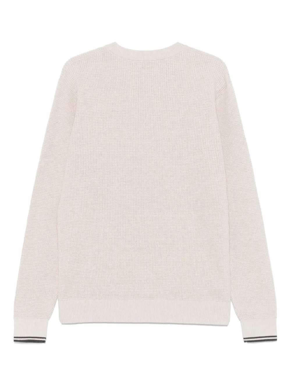 waffle-stitch sweater