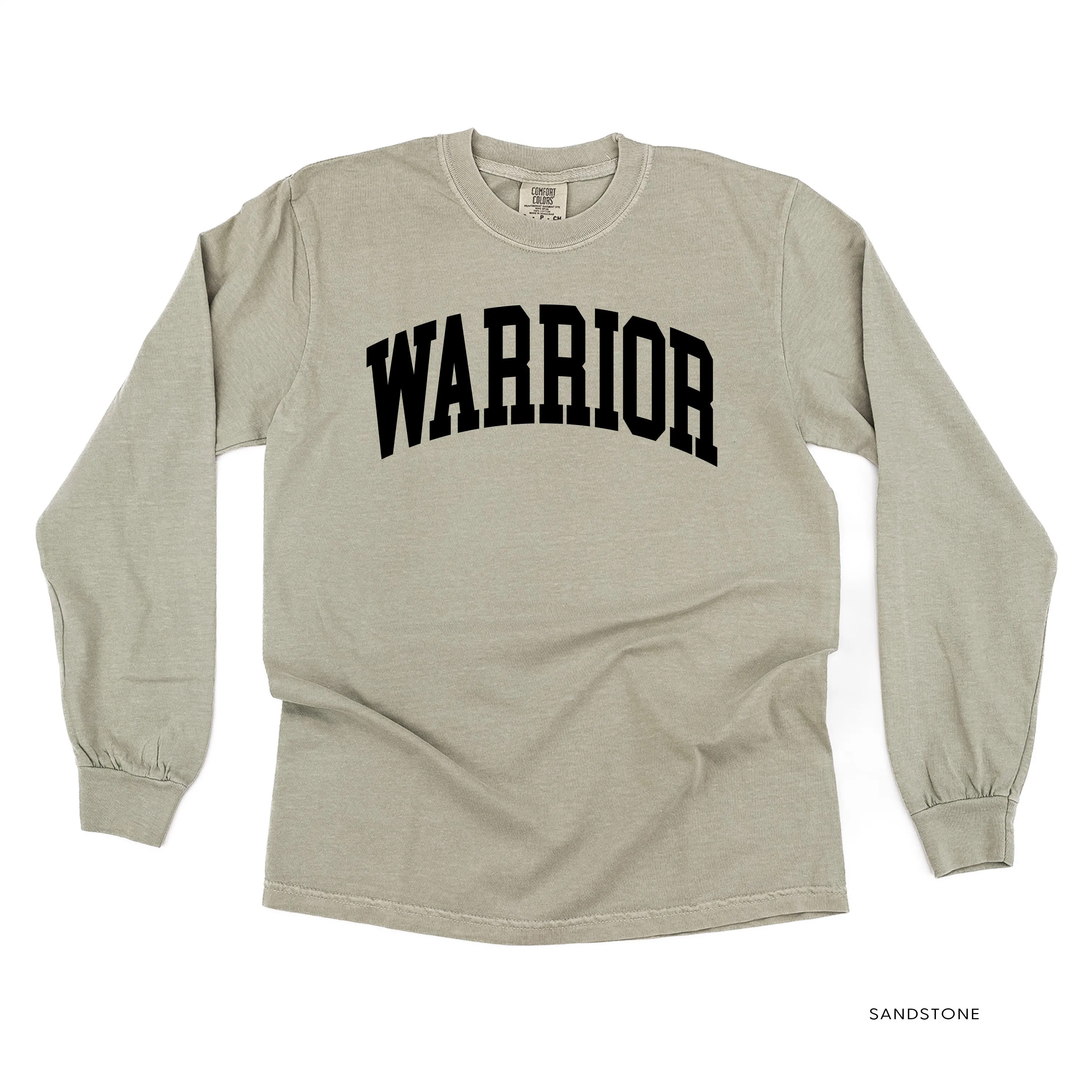 Warrior - Varsity - LONG SLEEVE COMFORT COLORS TEE