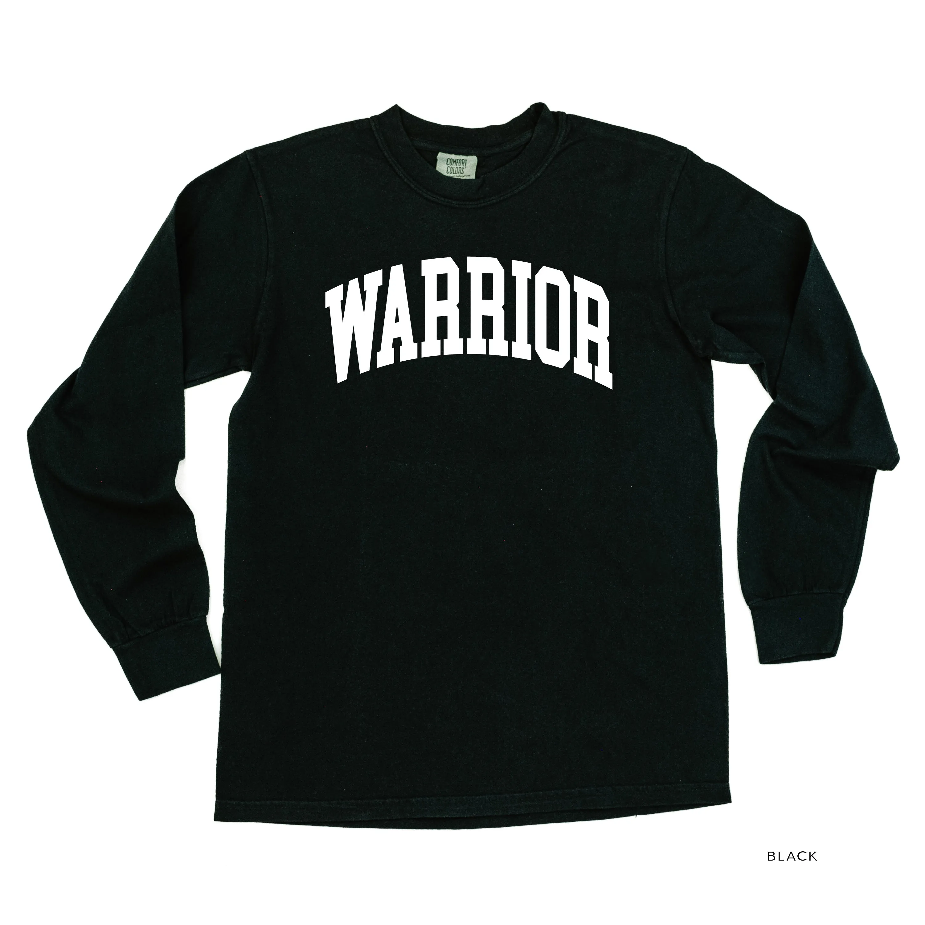 Warrior - Varsity - LONG SLEEVE COMFORT COLORS TEE