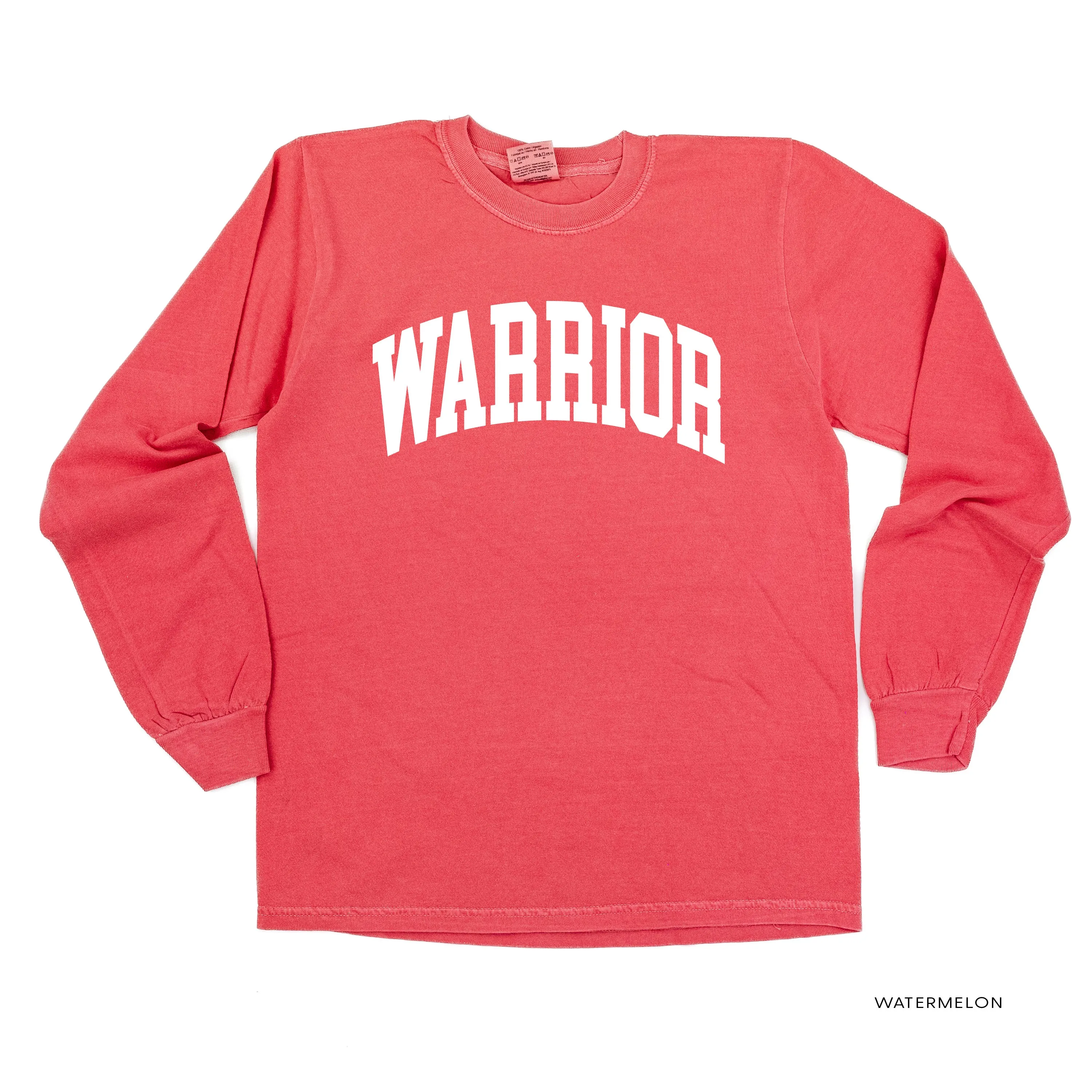 Warrior - Varsity - LONG SLEEVE COMFORT COLORS TEE