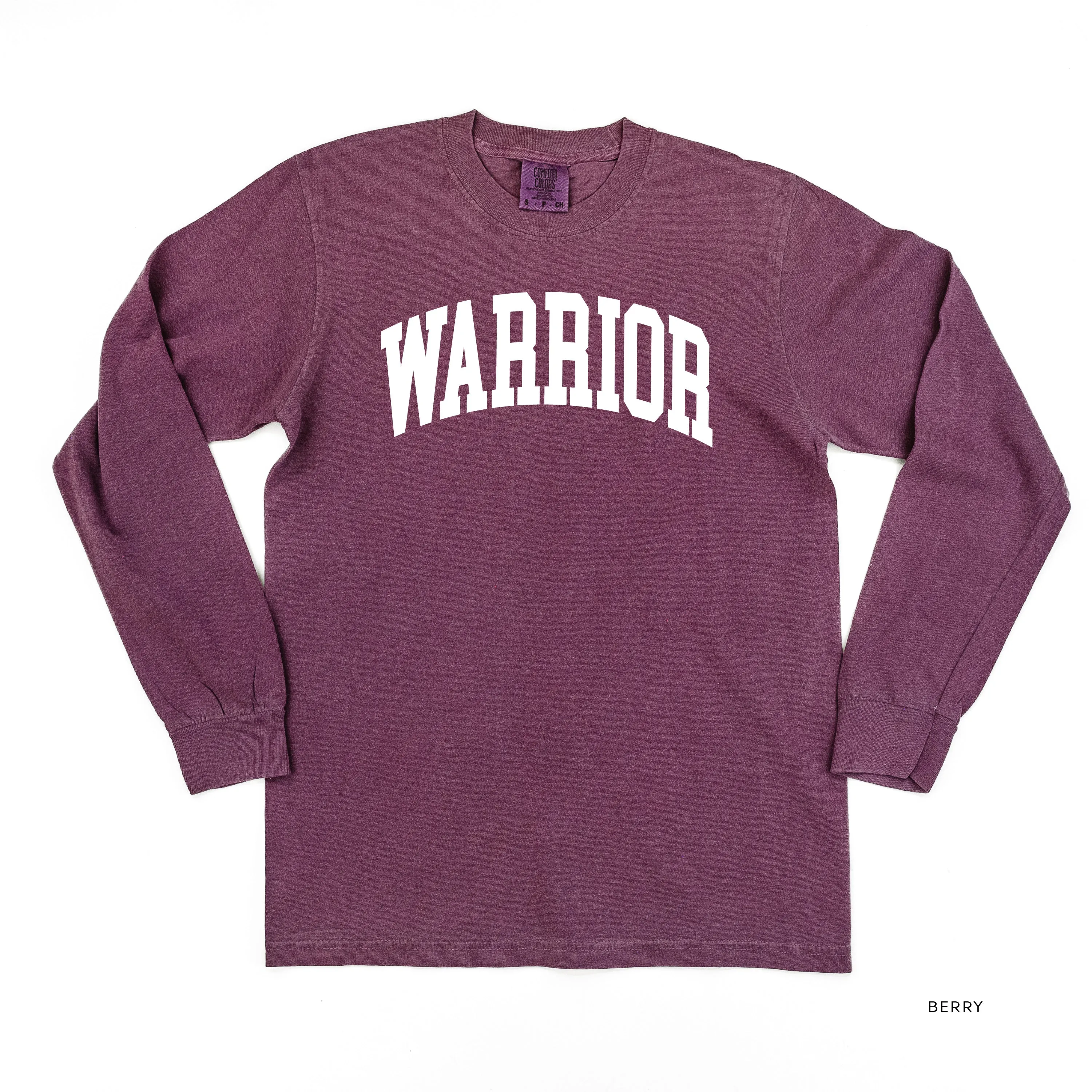 Warrior - Varsity - LONG SLEEVE COMFORT COLORS TEE
