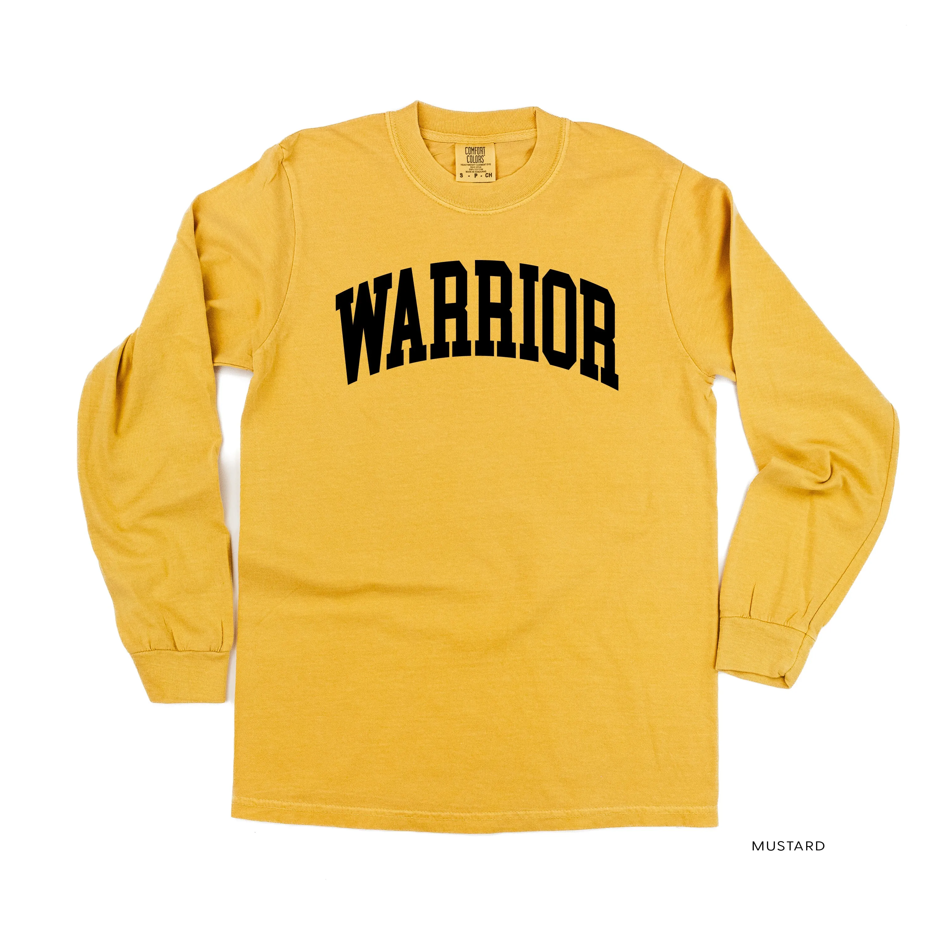 Warrior - Varsity - LONG SLEEVE COMFORT COLORS TEE