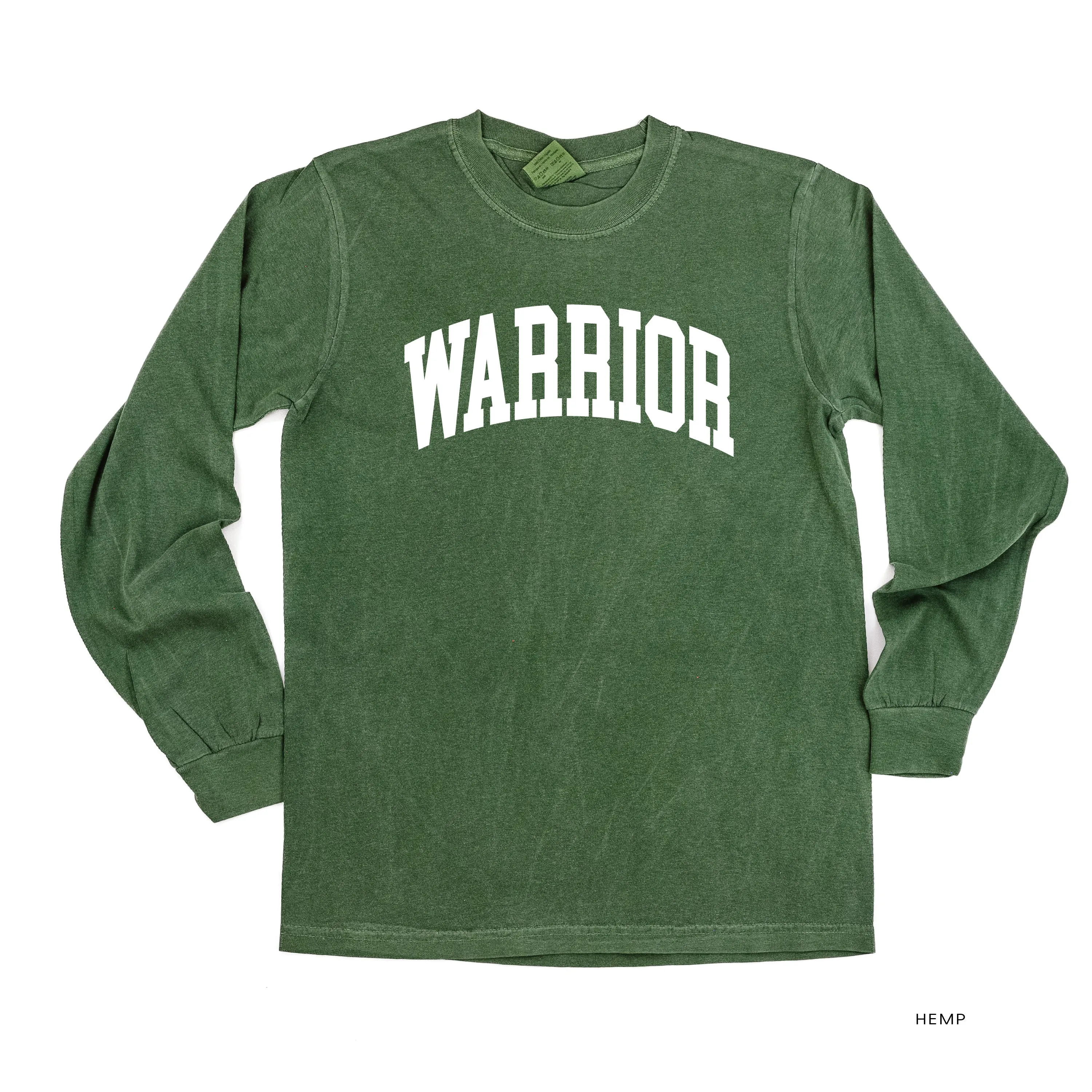 Warrior - Varsity - LONG SLEEVE COMFORT COLORS TEE