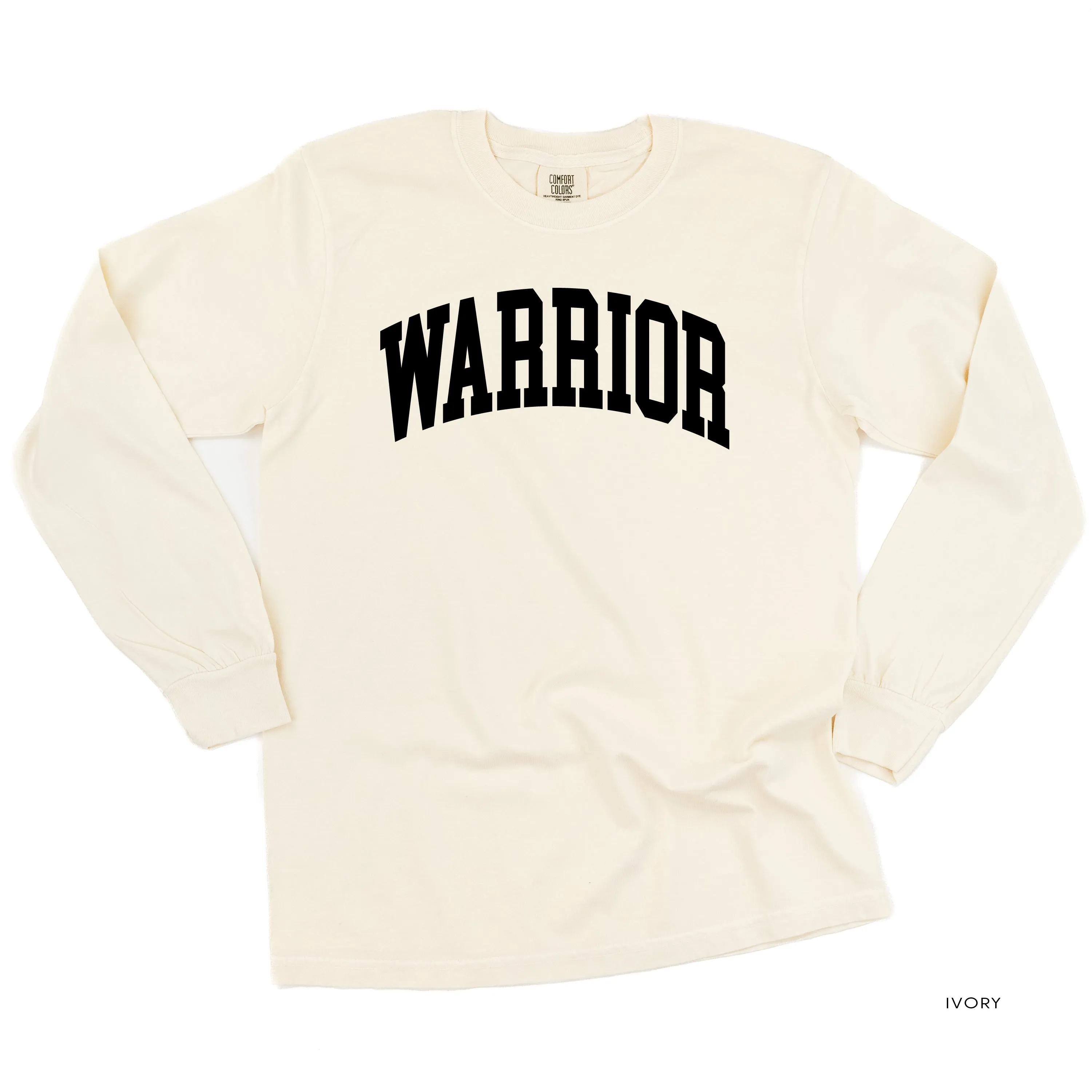 Warrior - Varsity - LONG SLEEVE COMFORT COLORS TEE