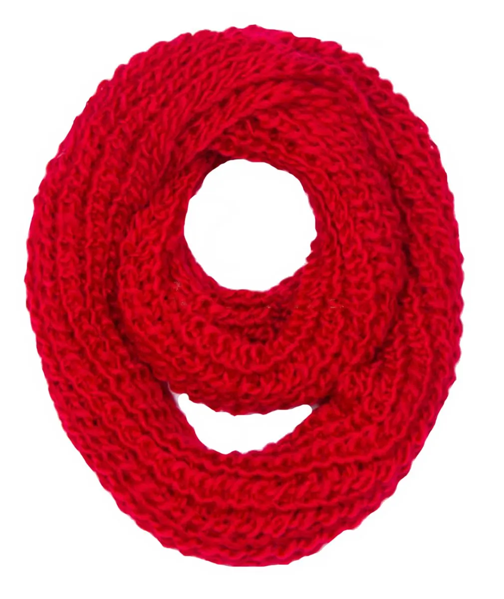 Winter Warm Thick Chunky Knit Cozy Infinity Loop Cowl Scarves