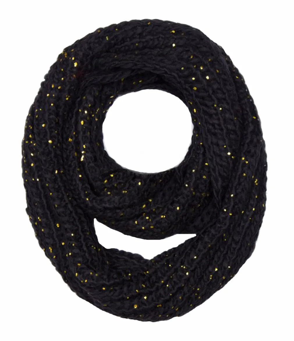 Winter Warm Thick Chunky Knit Cozy Infinity Loop Cowl Scarves