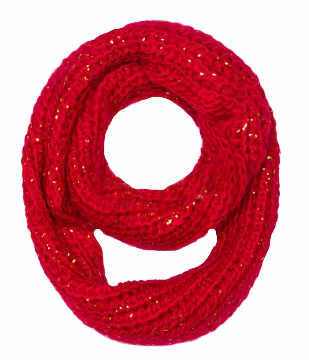 Winter Warm Thick Chunky Knit Cozy Infinity Loop Cowl Scarves