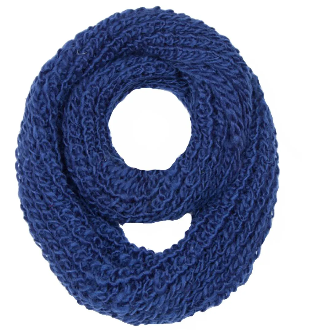 Winter Warm Thick Chunky Knit Cozy Infinity Loop Cowl Scarves