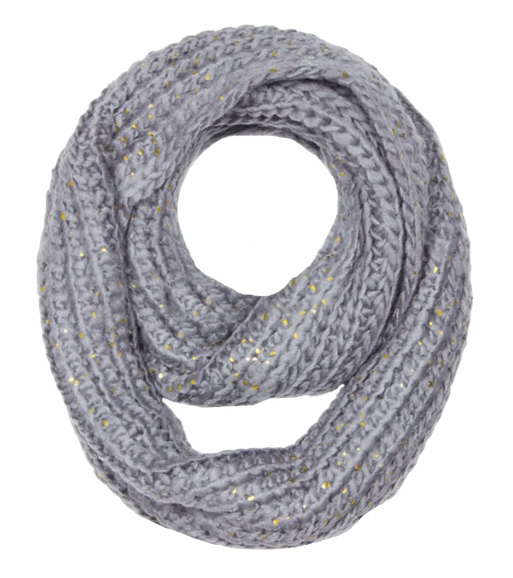 Winter Warm Thick Chunky Knit Cozy Infinity Loop Cowl Scarves