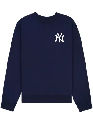 Yankees-motif crew neck sweatshirt